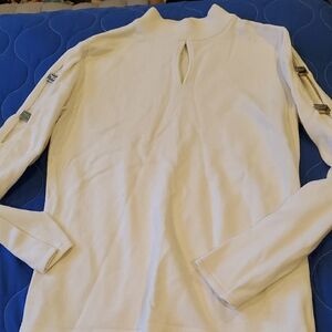 MICHAEL Michael Kors White Turtleneck Sweater